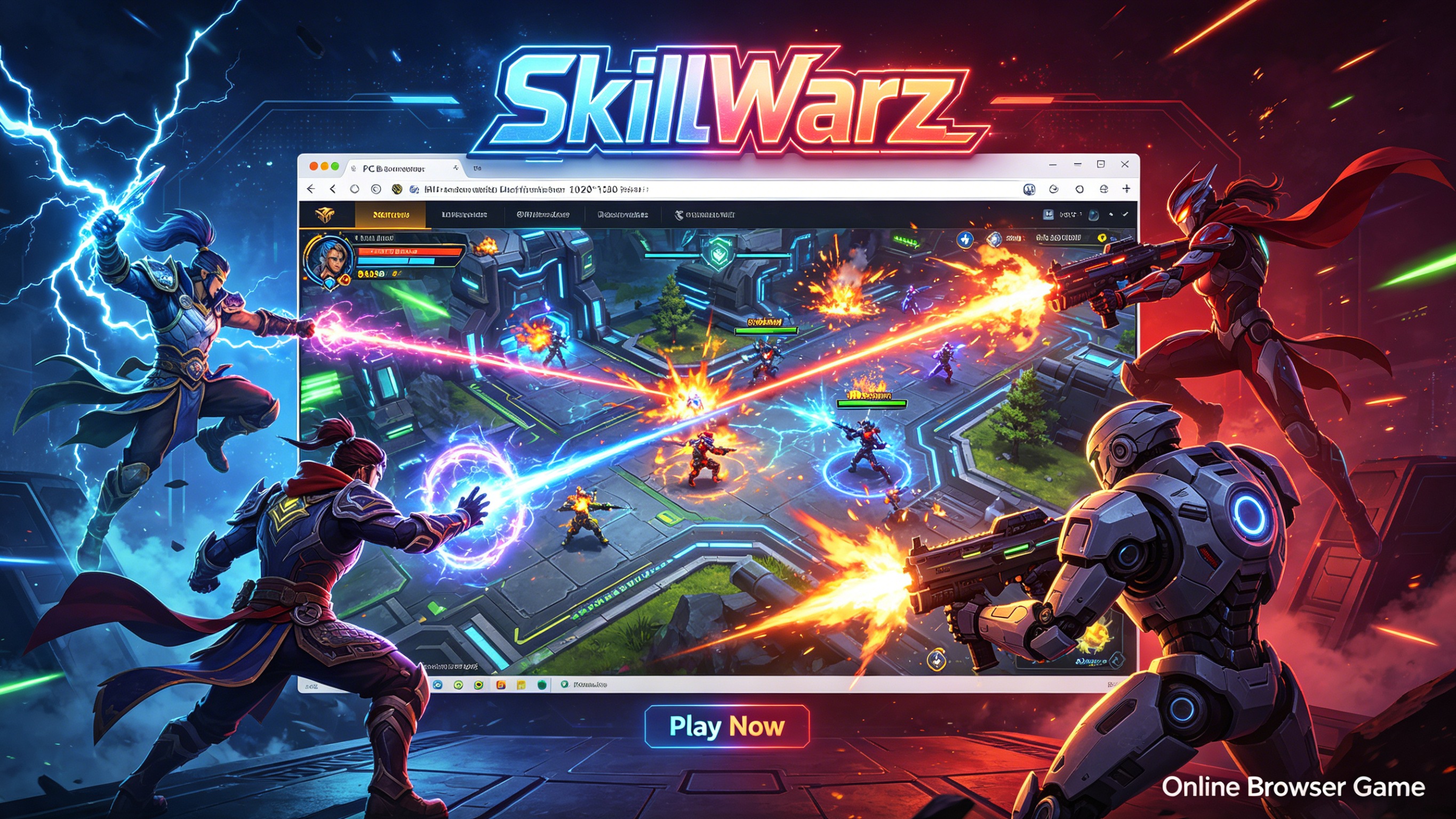 SkillWarz arctic combat wallpaper, snow battlefield, winter warfare, cold environment